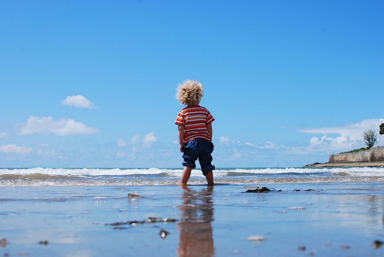 Child on beach