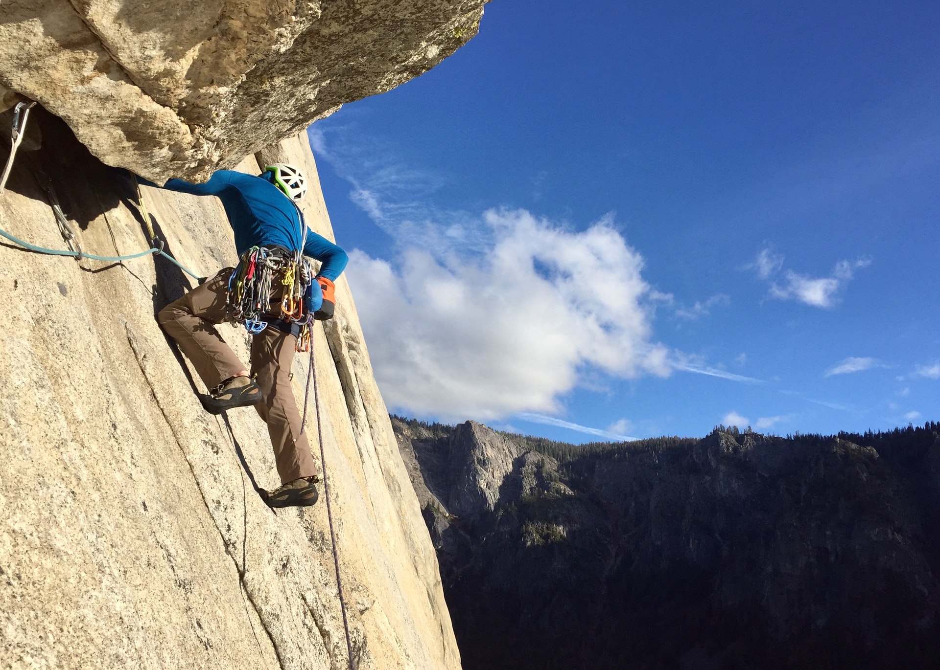 Rock climbing